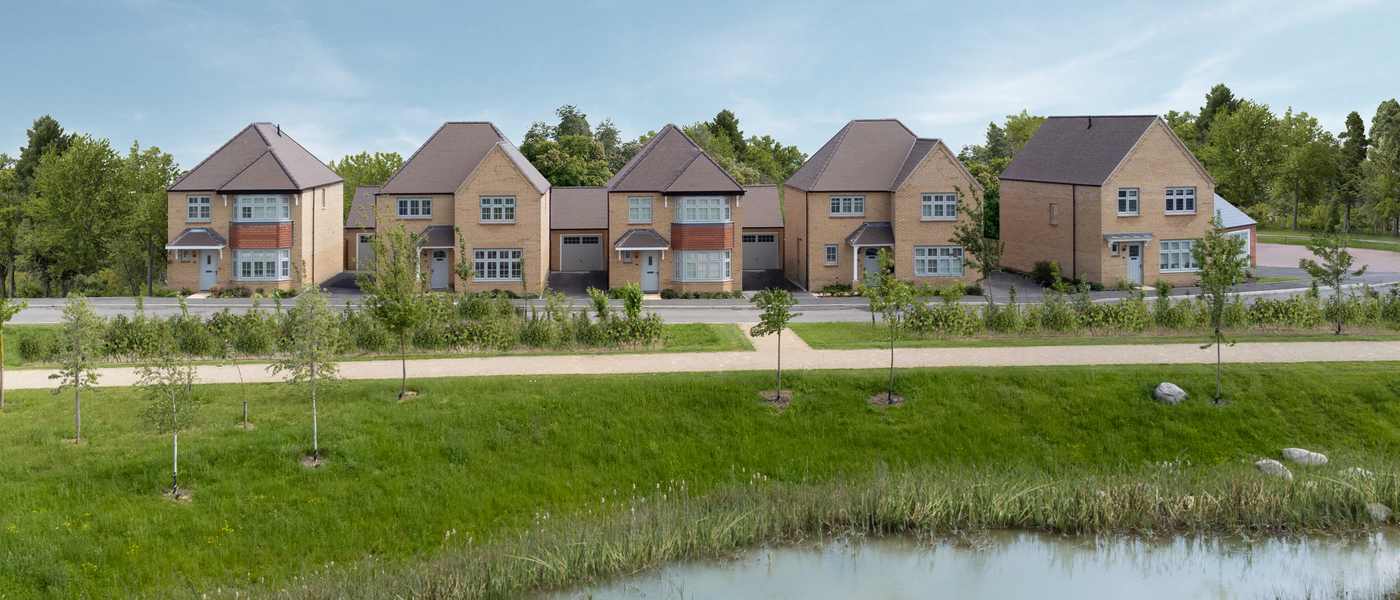 Alconbury Weald II street scene - cambridge