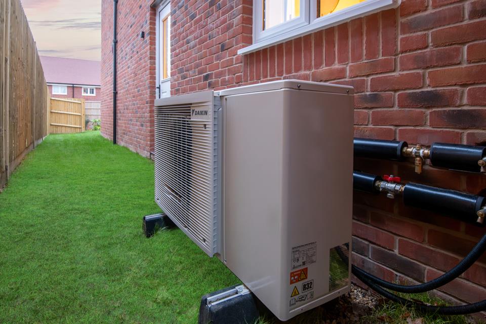 Air Source Heat Pump at Ash Gardens
