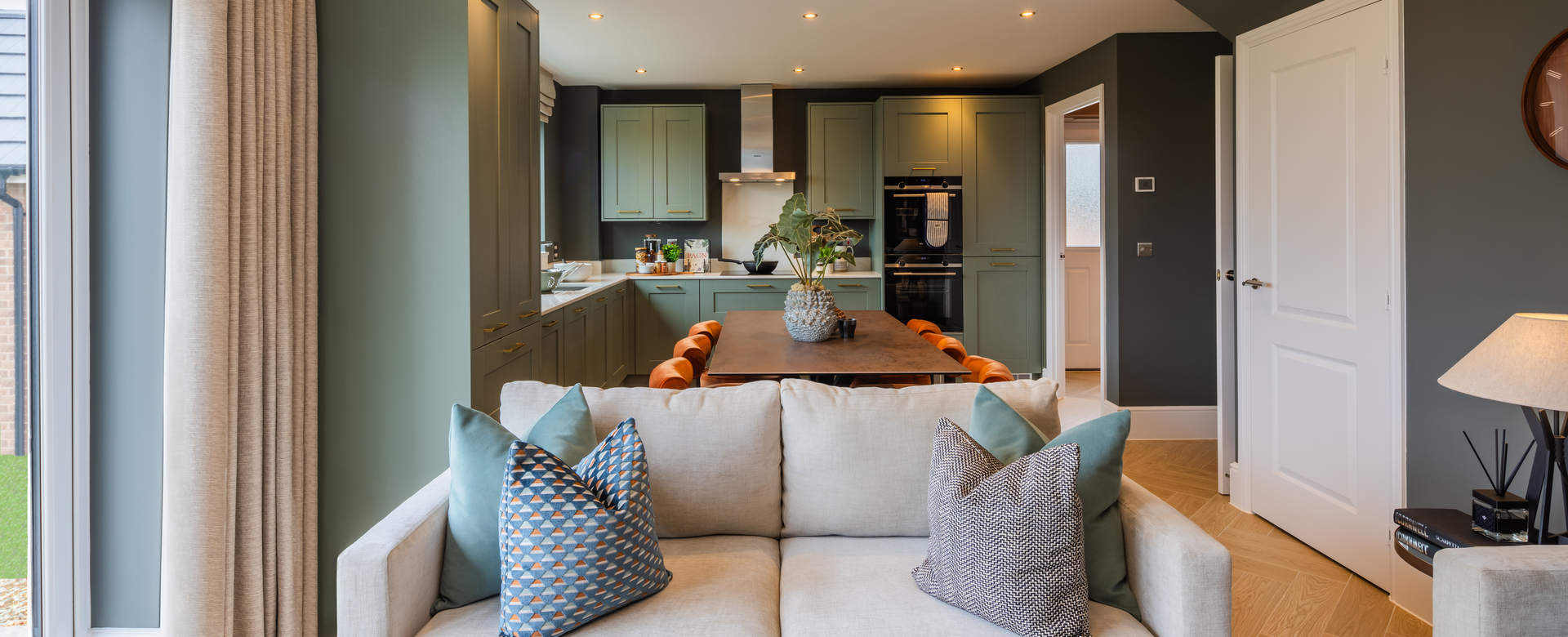 5 - Redrow - The Cambridge open-plan kitchen at Meadow Vale