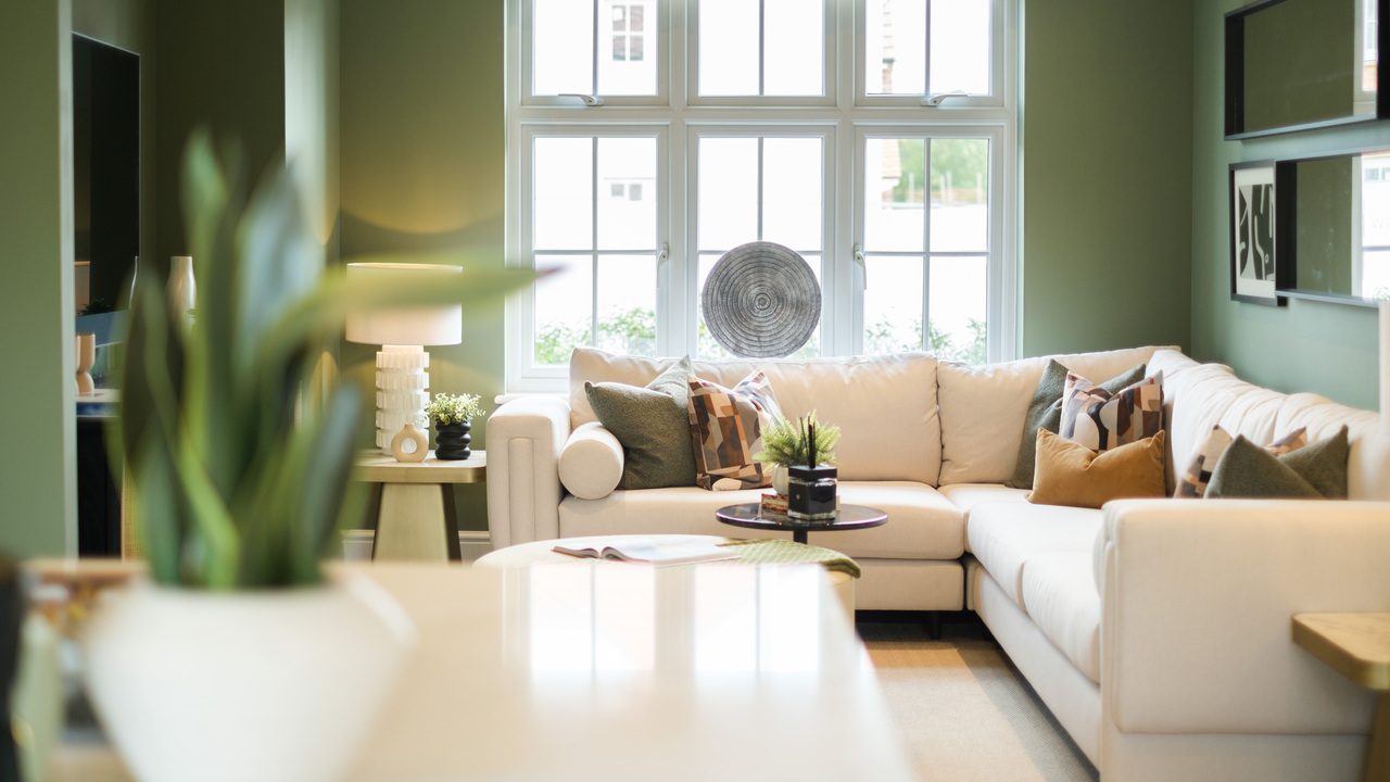 Redrow - Inspiration - Green living room