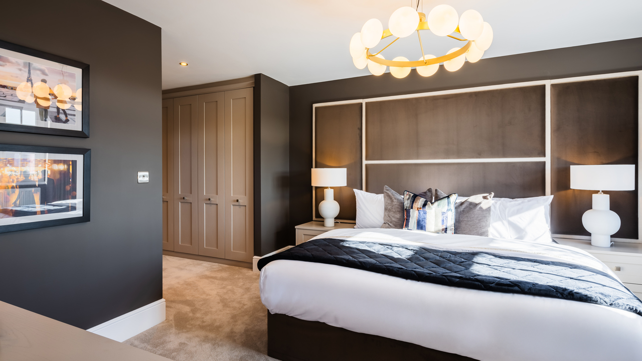 Redrow - Inspiration - Bedroom with textured headboard