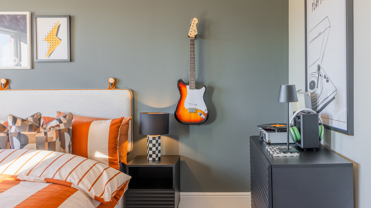 Redrow - Inspiration - Guitar on the wall