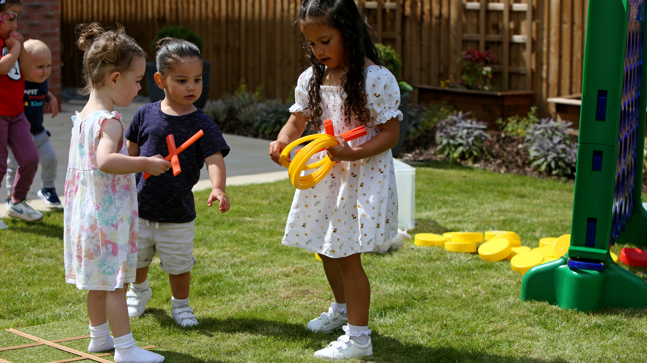 Redrow - Inspiration -  Children playing giant noughts and crosses