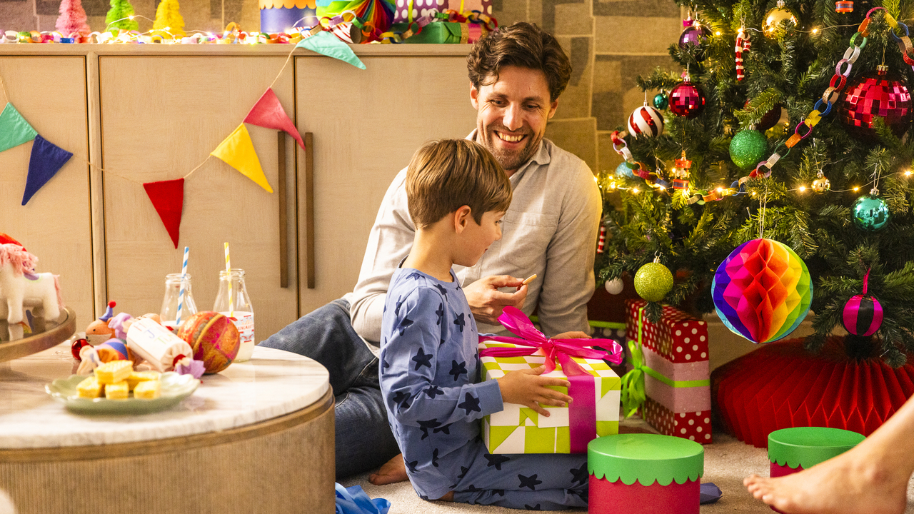Redrow - Inspiration - boy opening gift