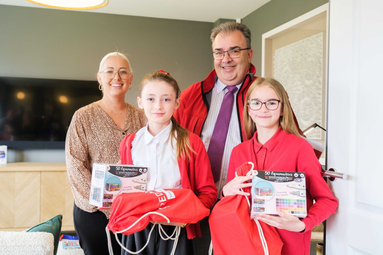 Redrow | News | Pupils name new streets in Rotherham village | Winners