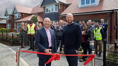 Redrow  News   Andy Peers CEO at Zarach and Redrow Lancashires manager director John Handley