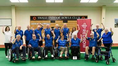 Redrow Kent supports para bowls team