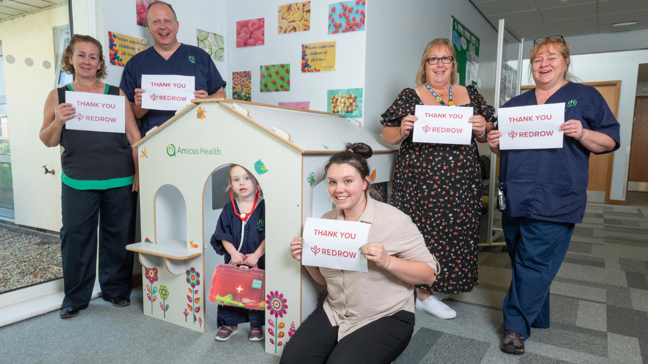 Amicus Health recived donation through Redrow communty fund