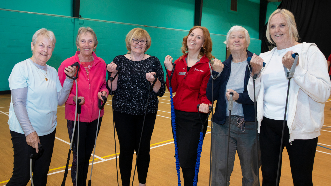 Redrow - News - Louise Martin of Redrow with club members
