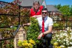 Redrow - News - Redrow South West installs bee hotel for World Bee Day