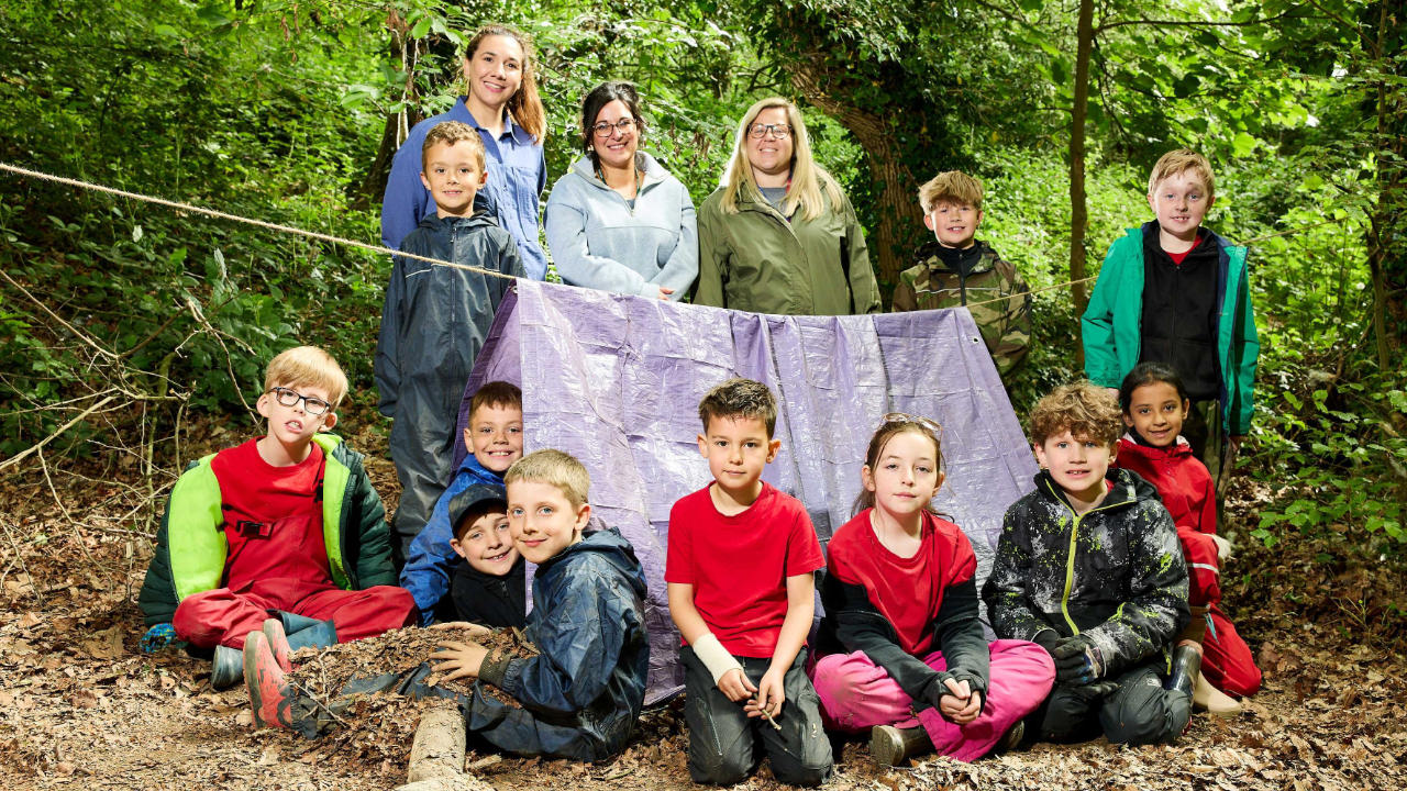 Redrow - News - Redrows Irina with teaching staff