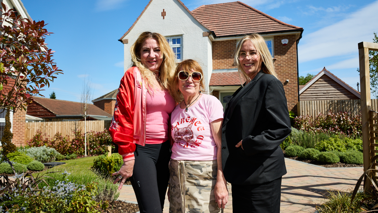 Redrow  News  Festival organisers Rachel and Kate Honeyman with Redrows Kerry Atkinsonjpg