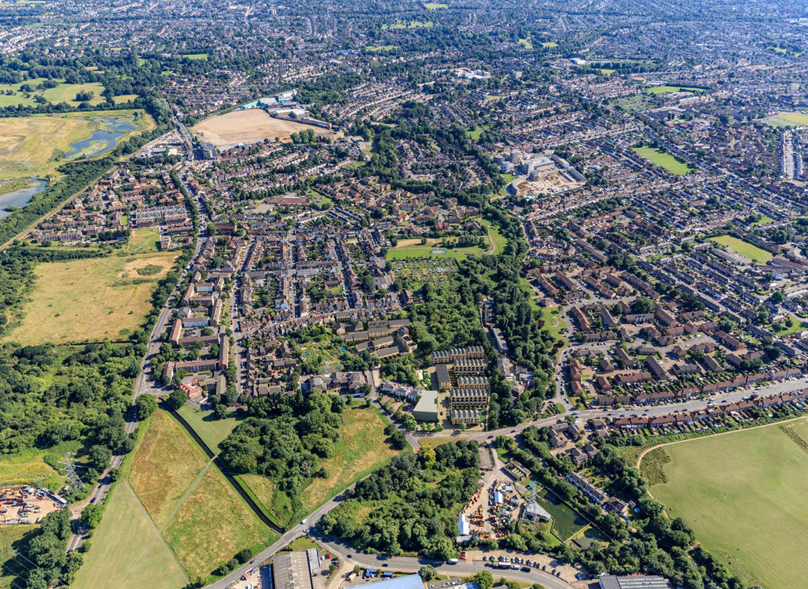 Millfields - Aerial